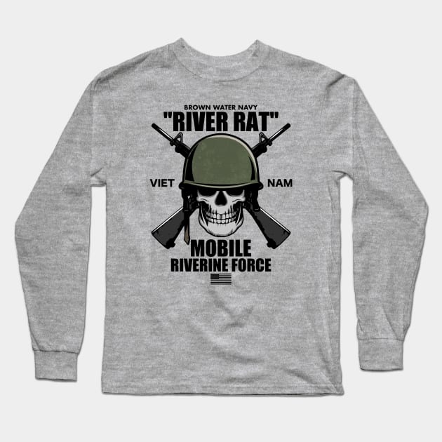 Mobile Riverine Force Long Sleeve T-Shirt by TCP